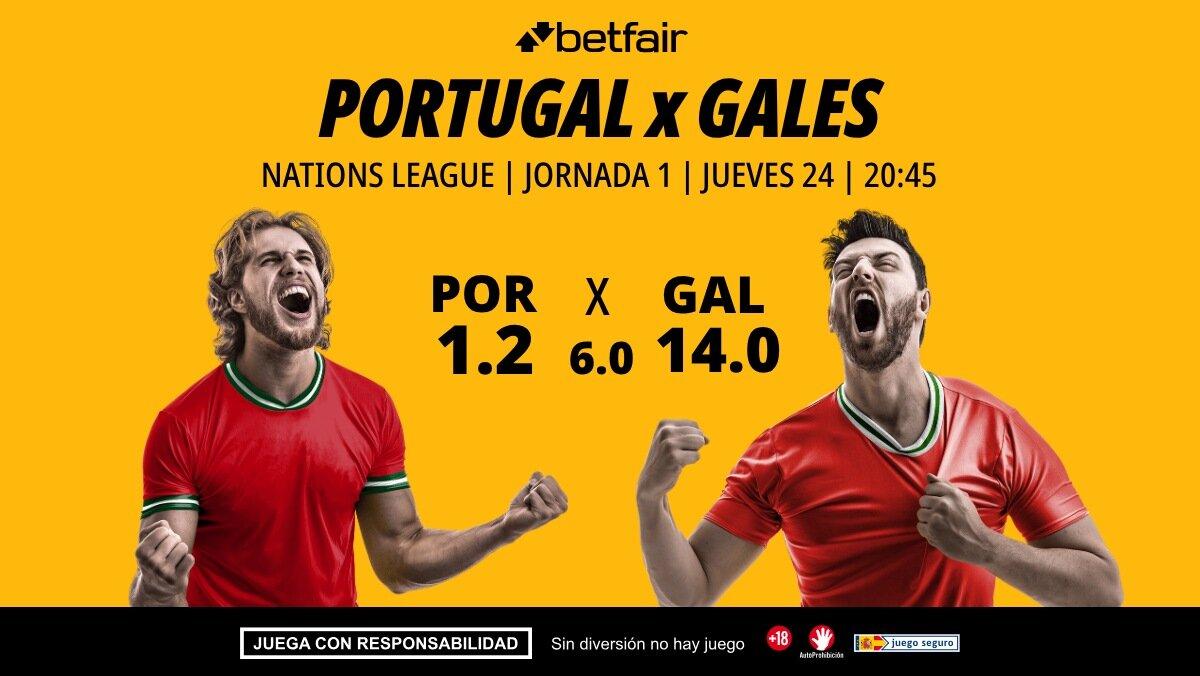 Portugal - Gales: alineaciones, horario, dónde ver, pronósticos y estadísticas